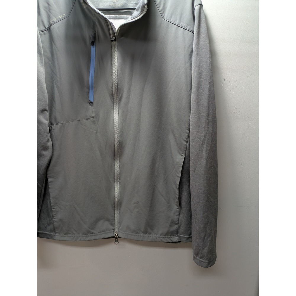 Zero Restriction Gray Full Zip Lightweight Jacket… - image 3